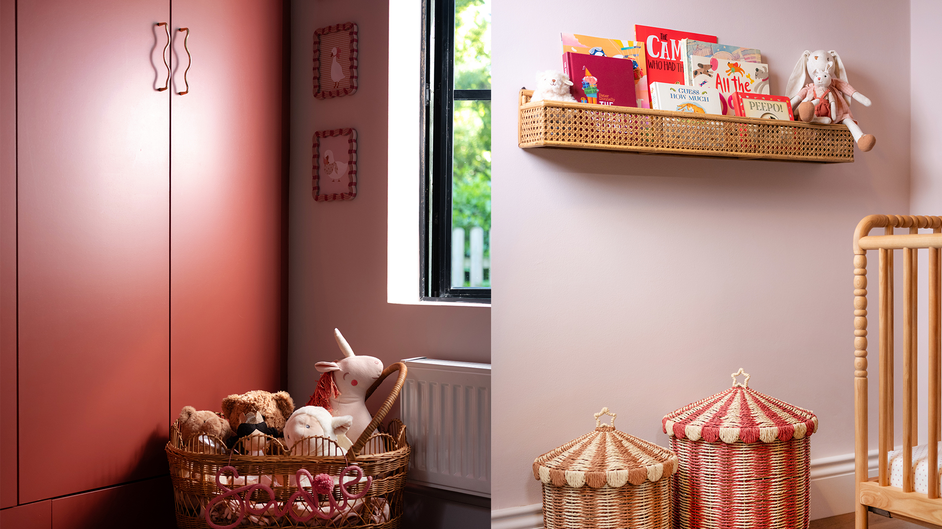 The newly decorated baby bedroom in the home of Jodie Wood in north County Wicklow.