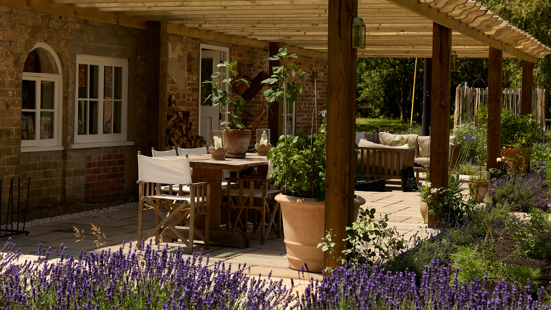 Clodagh McKenna's garden patio