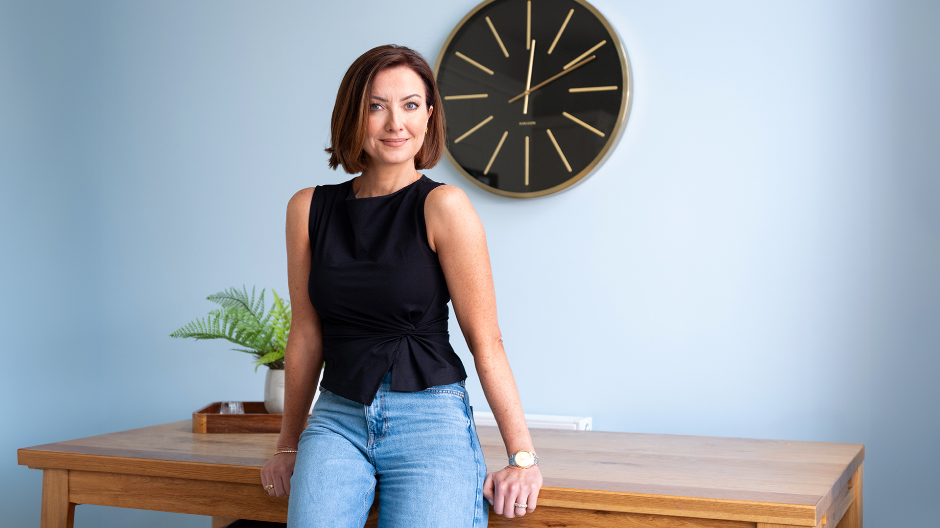 Jennifer Zamparelli in her house painted with Dulux Heritage