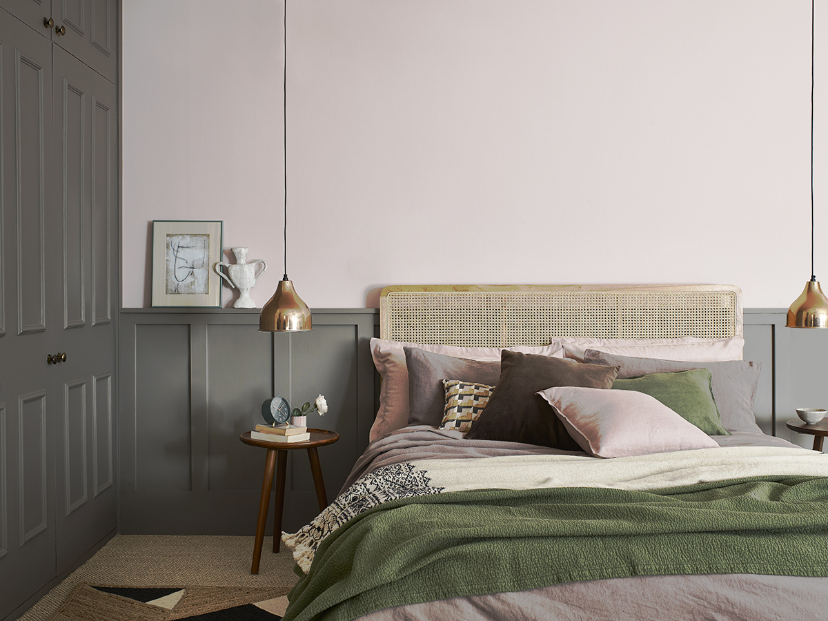 Dulux Heritage Potters Pink Mud Lark Bedroom