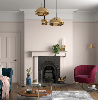 Dulux Heritage Powder Colour Living Room Zoom