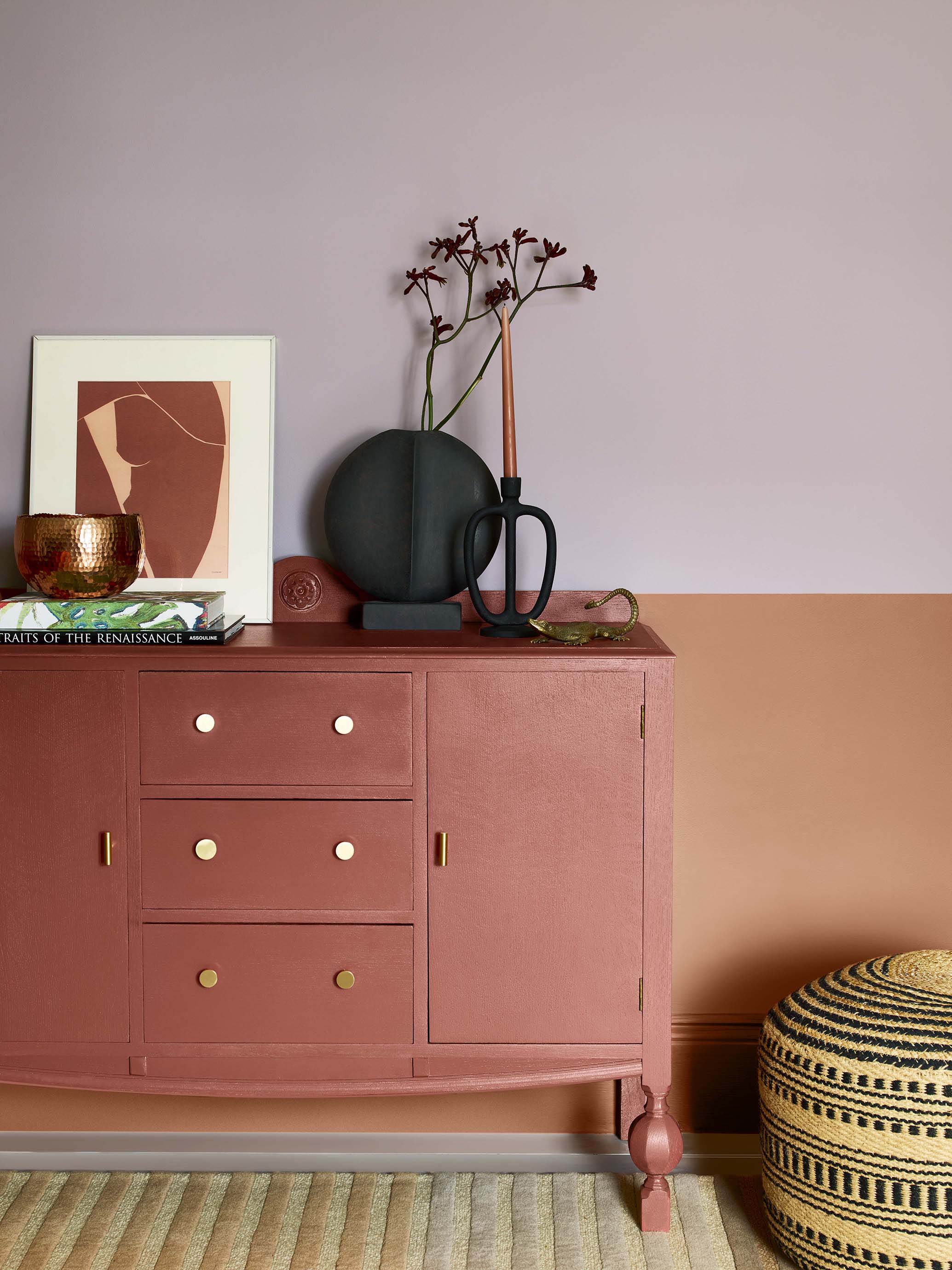 Dulux Heritage Dusted Heather, Red Sand, Red Ochre