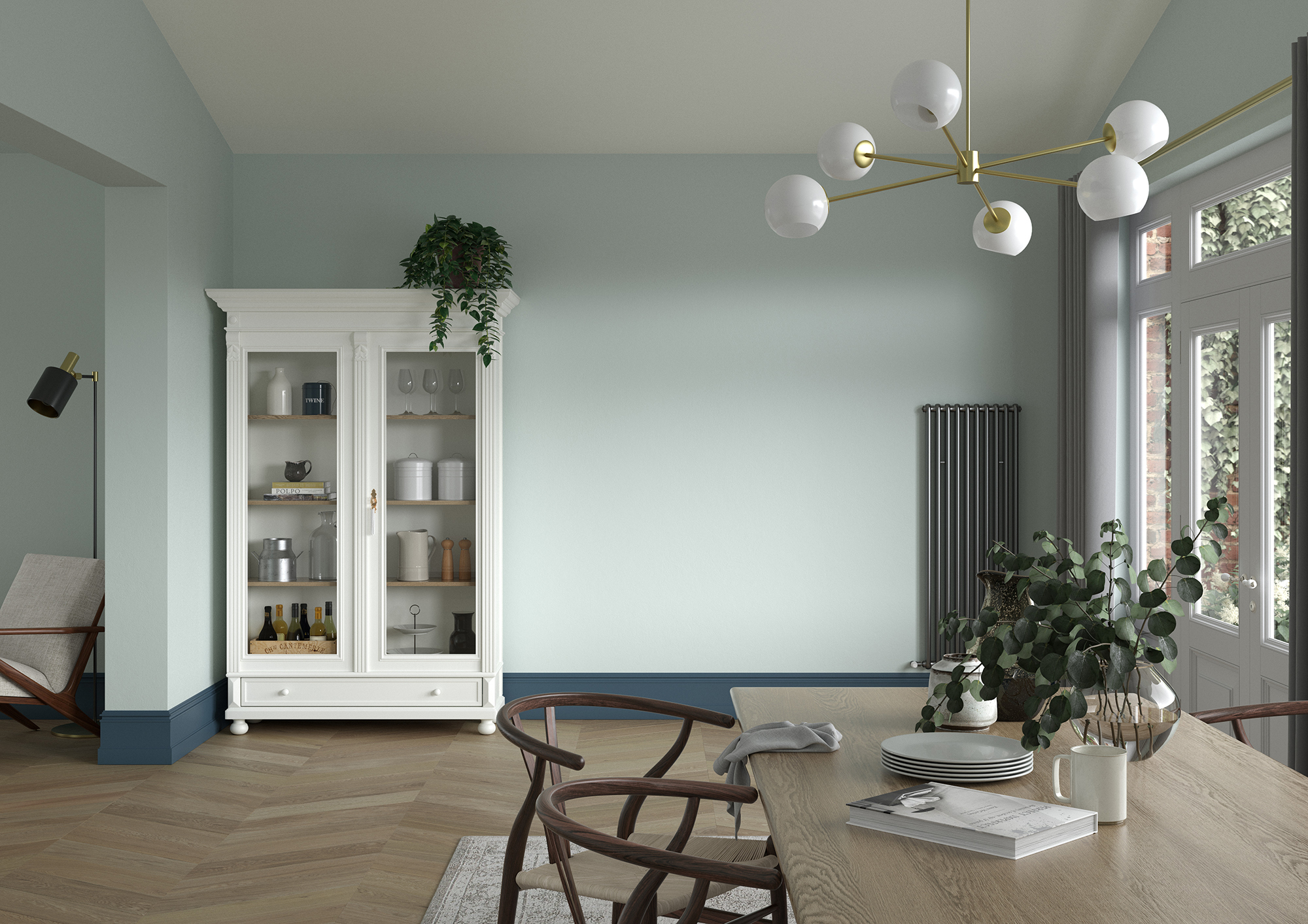 27148 Diningroom   Wall   Green Oxide