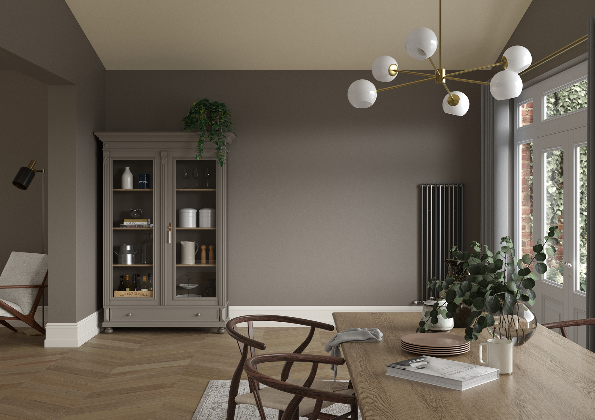 Dulux Heritage Mud Lark Dining Room