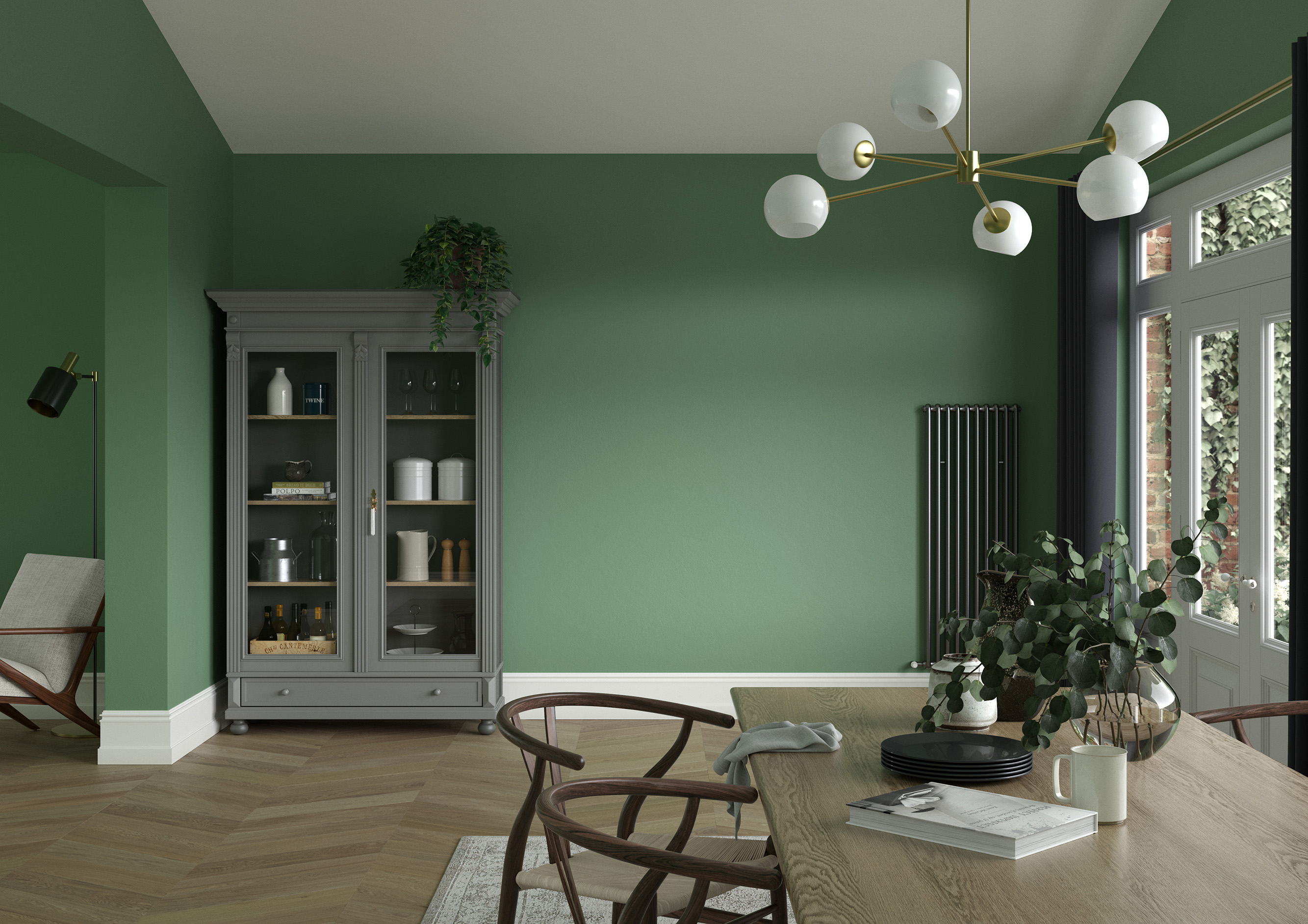 Diningroom   Wall   Dh Grass Green 2