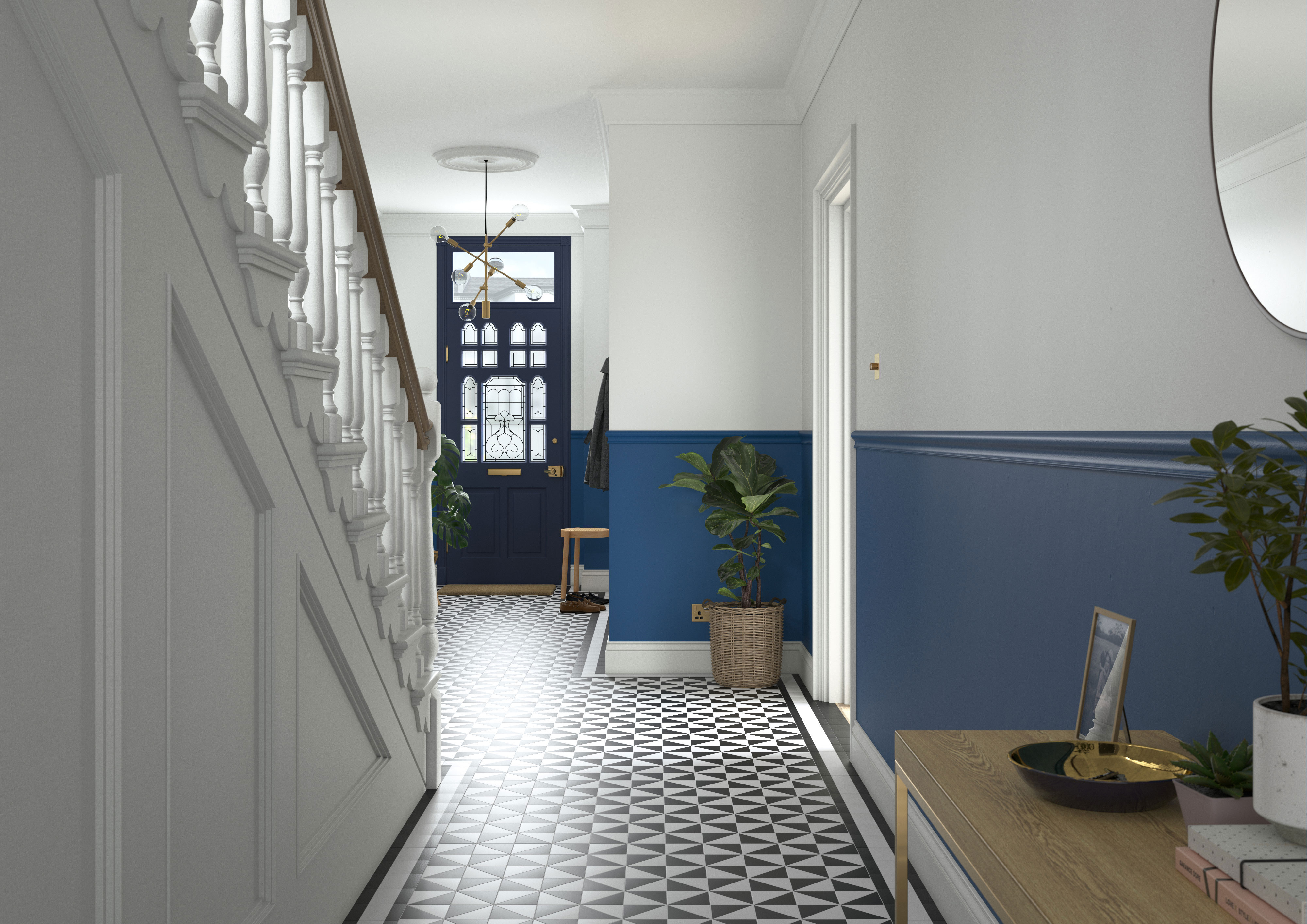 26792 Hallway  Blue