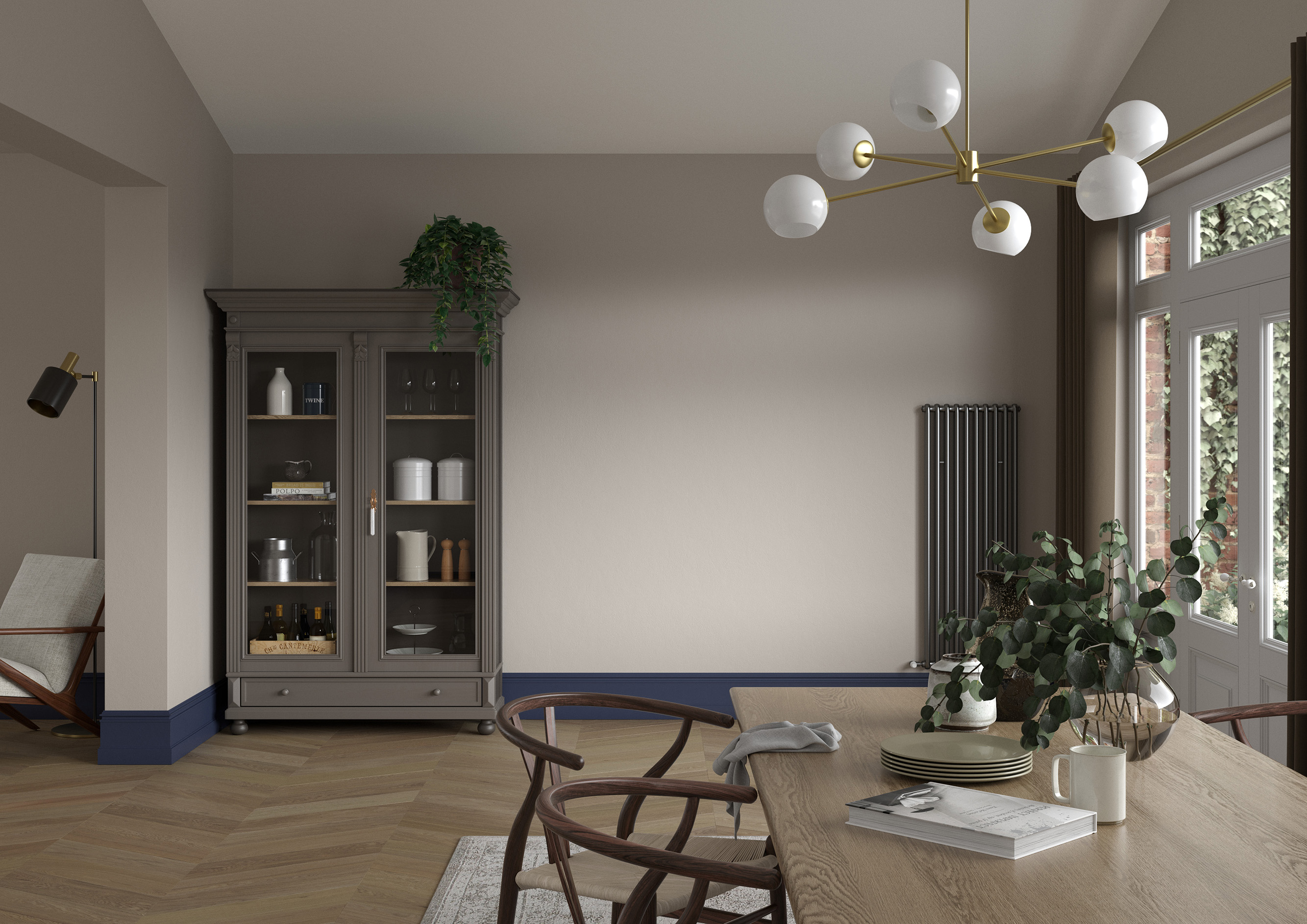 Diningroom   Wall   Pebble Grey 2