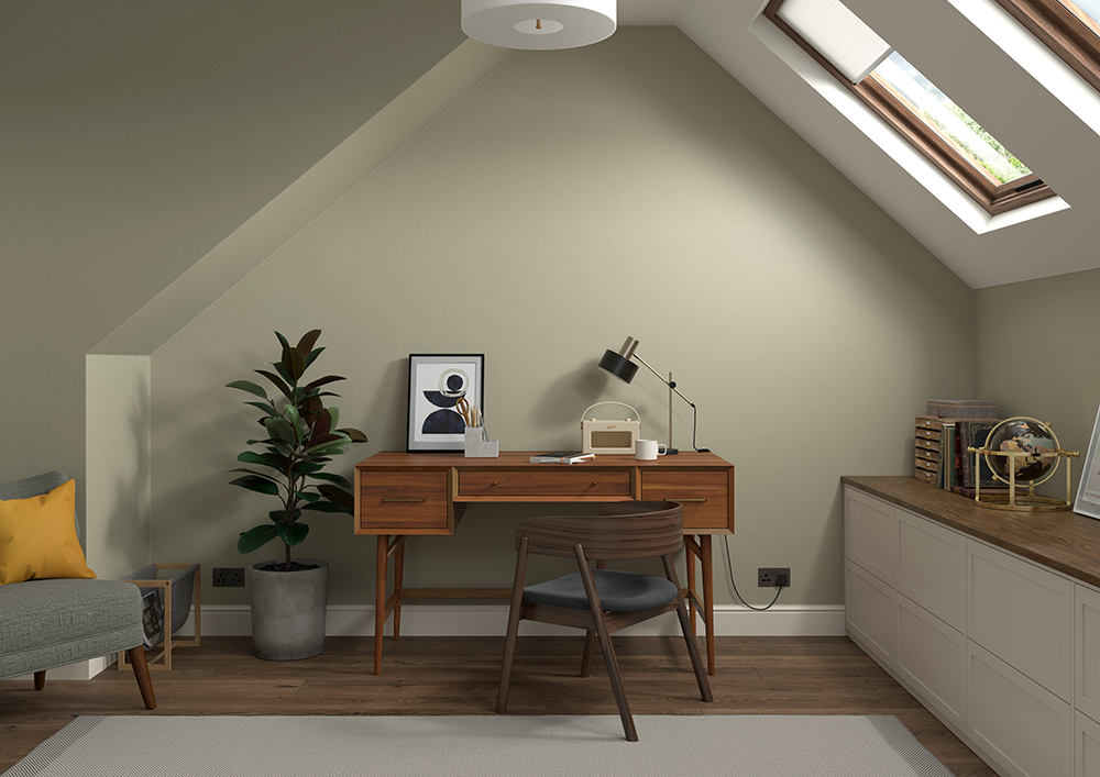 2mb Office   Wall   Olive Tree, Woodwork   Candle Cream, Ceiling   Linnet White, Cabinet   Candle Cream (1)