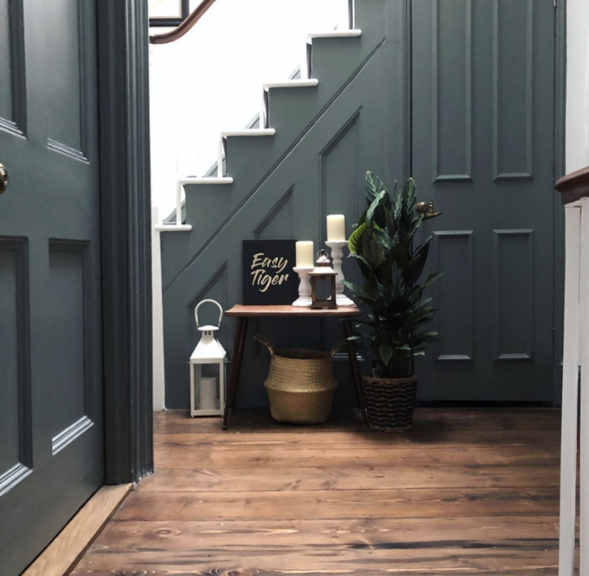 Dulux Heritage Forest Grey Hallway Theelmsrenovation