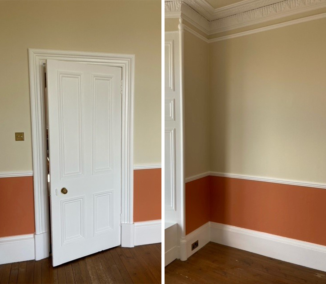 Martyn Loyley Dulux Heritage Inca Orange Voile White A