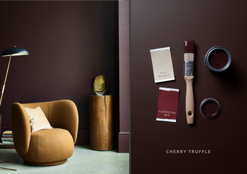 Cherry Truffle Reading Corner Chocolate Brown Paint