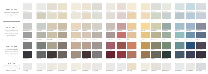 Dulux Heritage Colour Palette